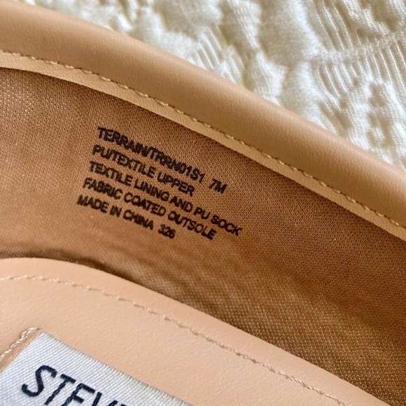 Steve Madden Tan Chain Loafers Flats - Picture 7 of 13